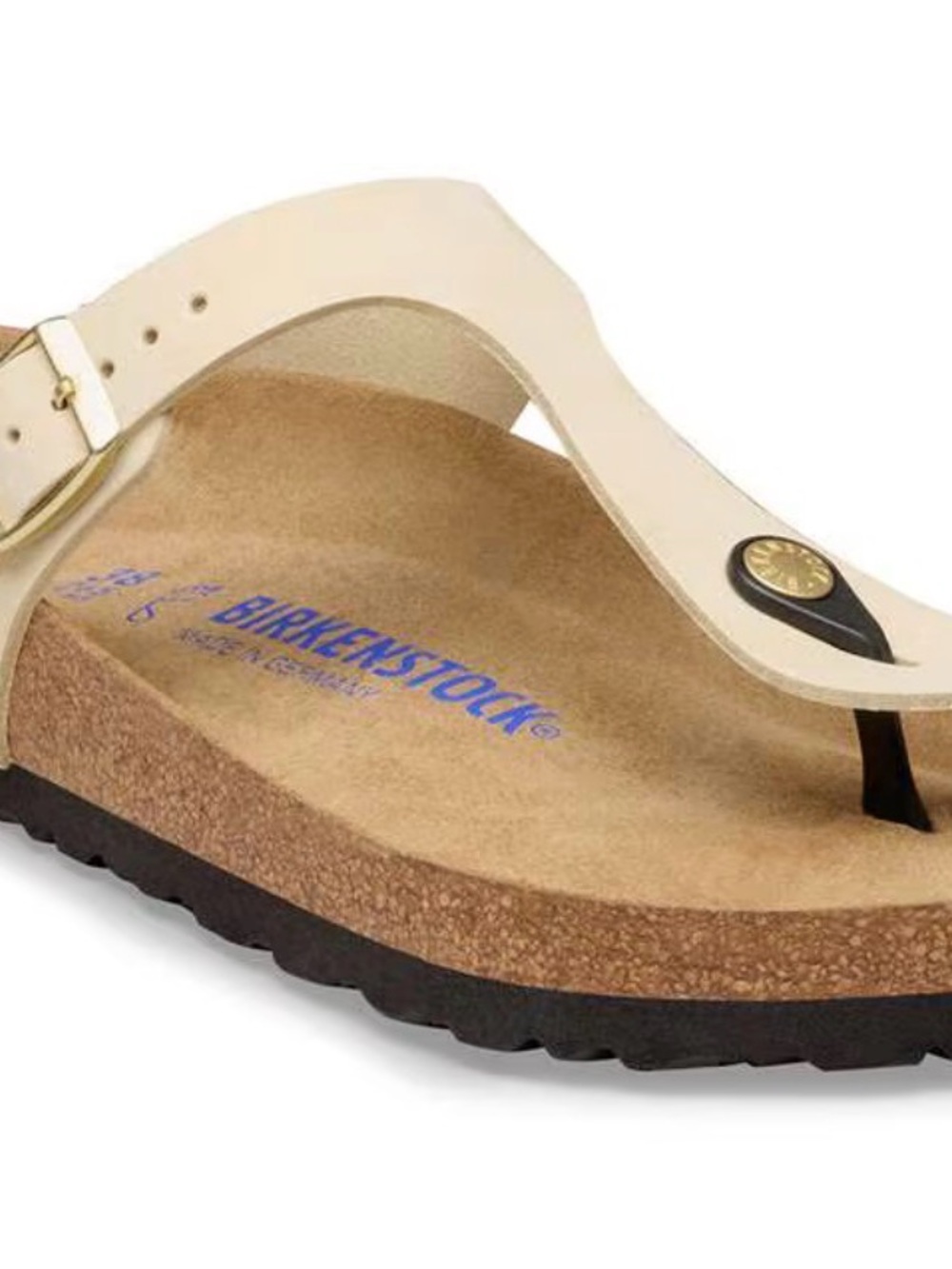 Birkenstock Gizeh Women's Cream Thong Sandal